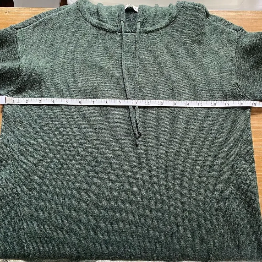 Athleta Nopa Hooded Wool Sweater in Jasper Green - Picture 9 of 12